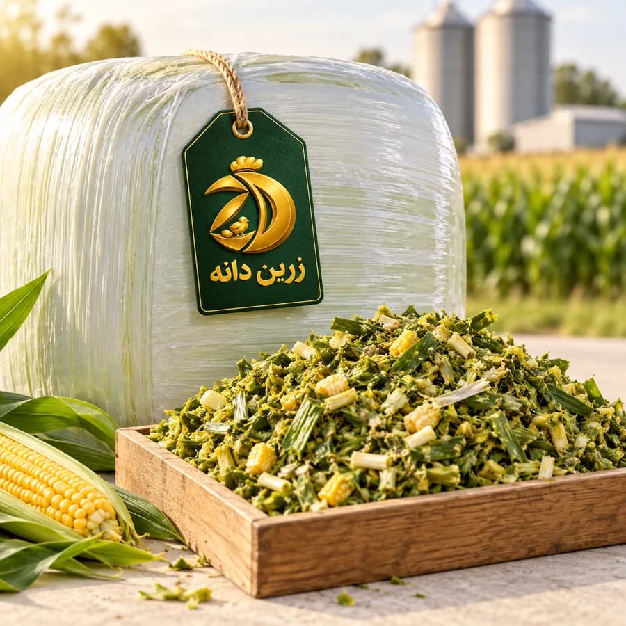 بسته‌بندی سیلاژ ذرت زرین دانه