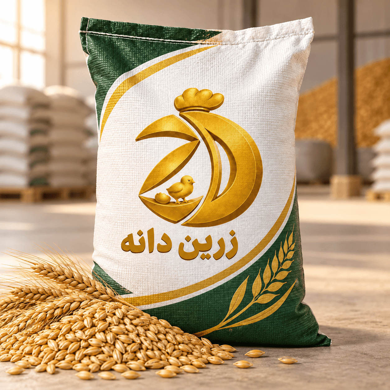 بسته‌بندی جو دامی زرین دانه